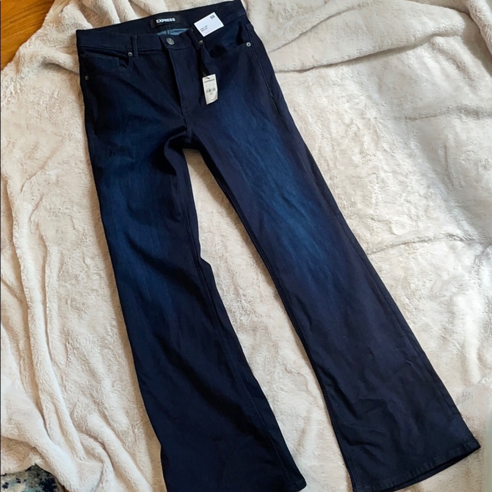 NWT Express Dark wash slim flare jeans